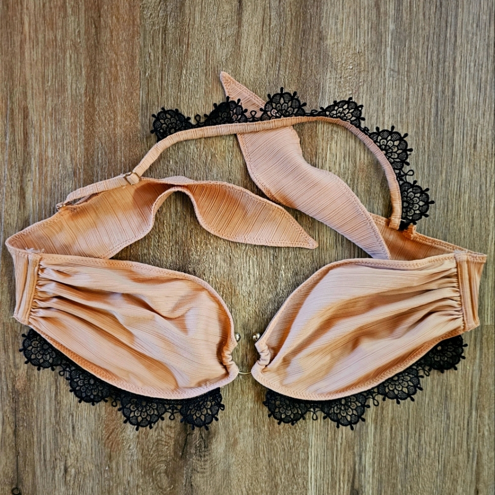 tube top lace bikini
